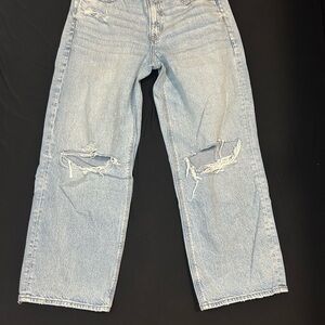 Women’s Light Blue AE Distressed Jeans